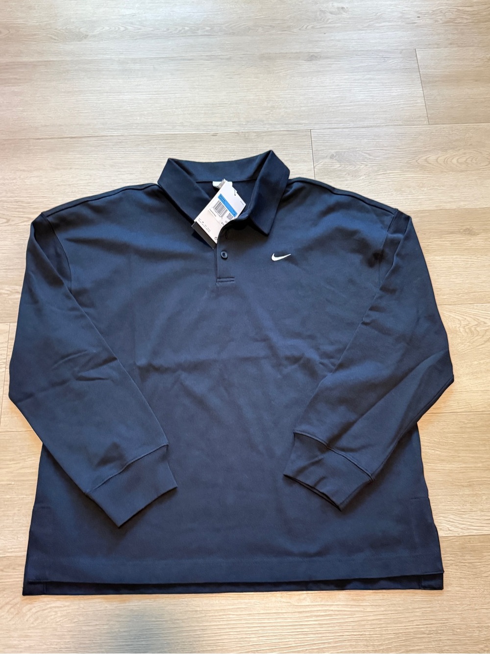 Nike Long Sleeve Polo Shirt - Black